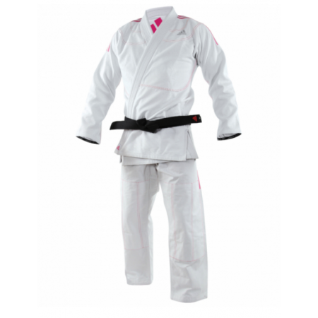 Kimono Brazilian Jiu Jitsu JJ430 Contest White/Pink Adidas