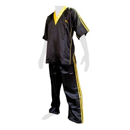 Uniforme da Kick Boxing con strisce gialle Adidas