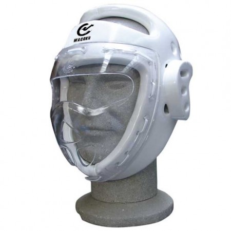 Casque anti-choc pour garçon avec visière en plexiglas Wacoku